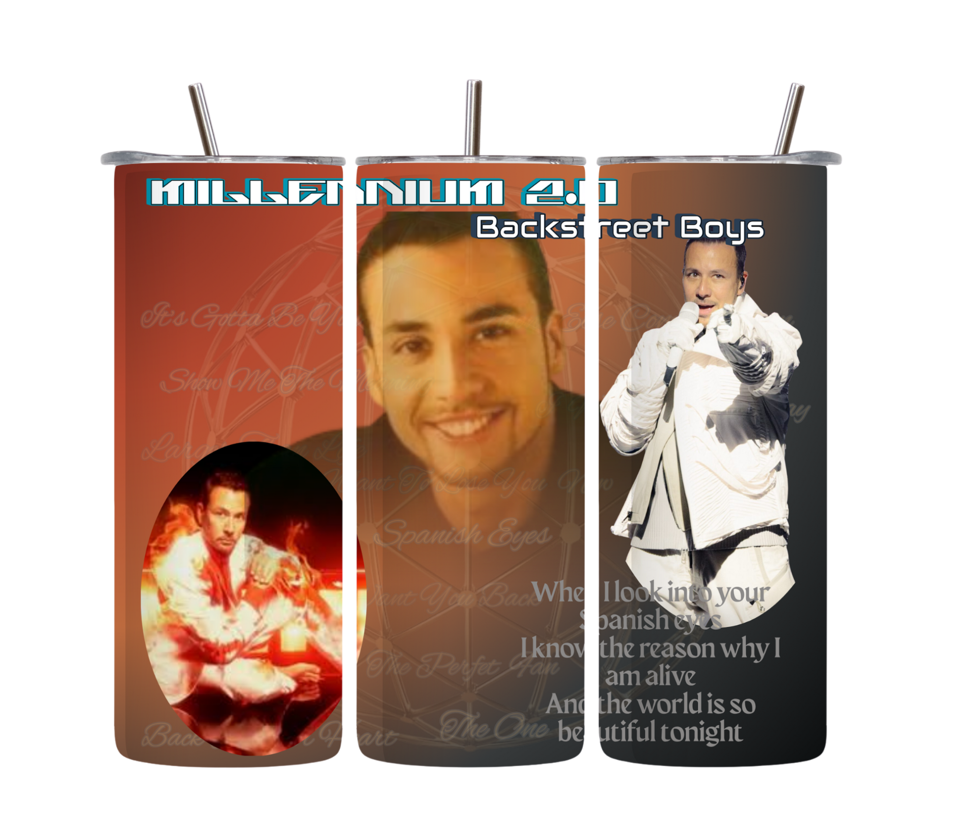 BSB Shimmer Tumblers – Millennium Album Inspired Designs