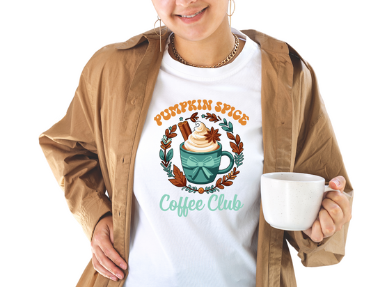 Pumpkin Spice Coffee Club Tee