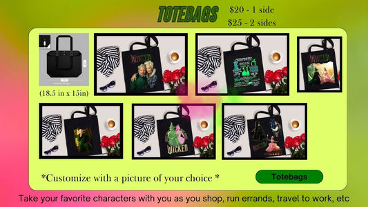 Wicked Totes 18.5 x 15in