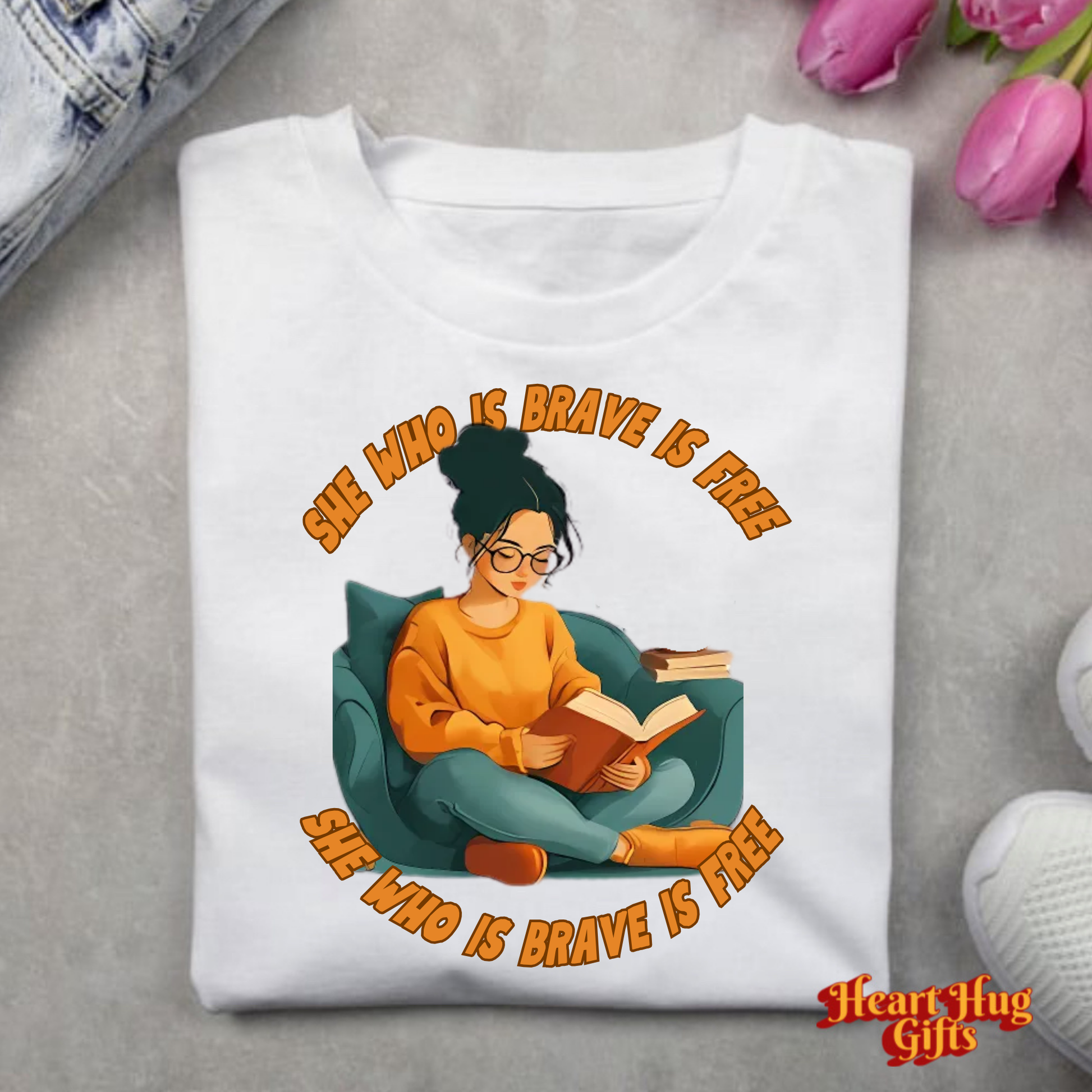 Phoenix Ink She is Brave Tee