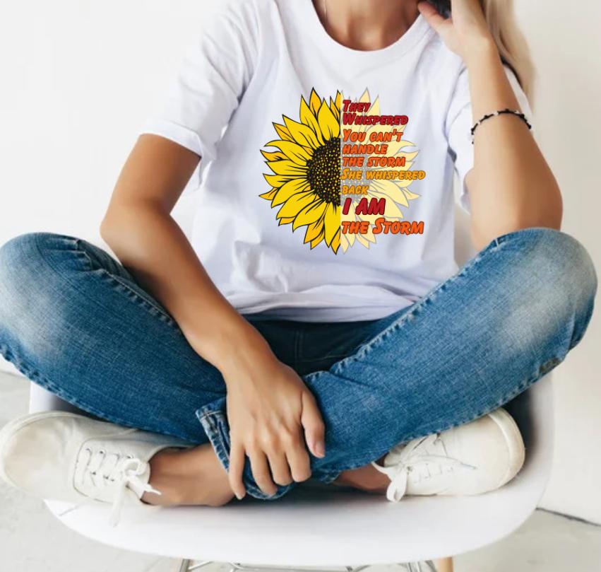 Sunflower Storm Tee 2x and 3x